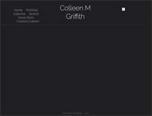 Tablet Screenshot of colleenmgriffith.com